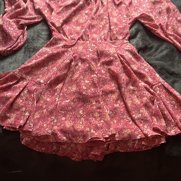 Forever 21 floral open back dress pink - Picture 3 of 6